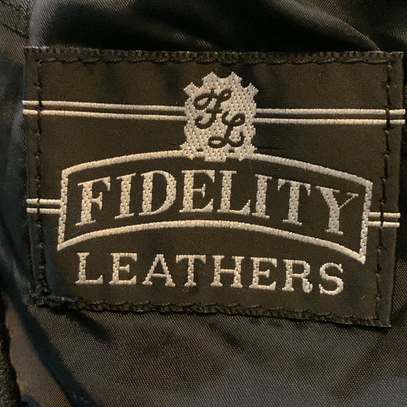 SALE- EX CONDITION SUPER CHIC FIDELITY LEATHER MOTO JACKET.💞 - Picture 13 of 13